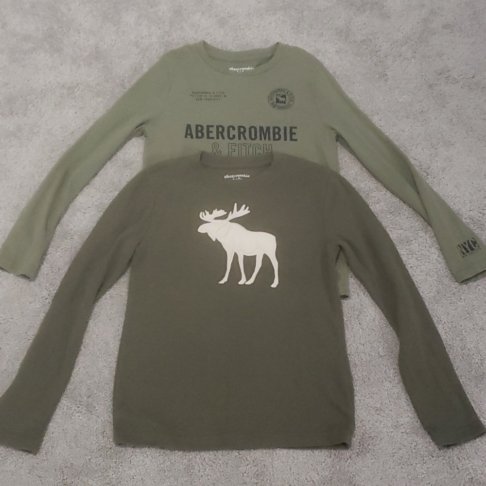 Boys Abercrombie long sleeve t shirts